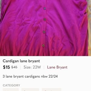 Cardigan lane bryant
